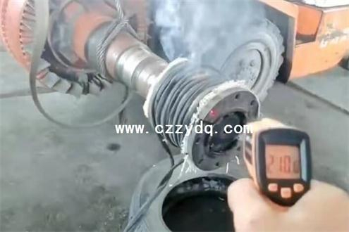 Coupling removal Heater coupling heating removal