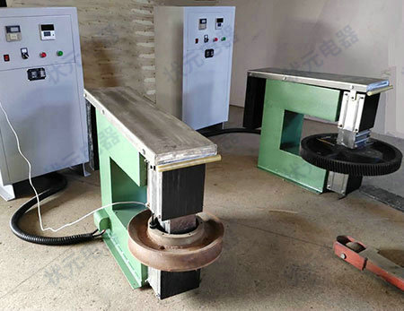 What are the advantages of using induction heater to install bearings?